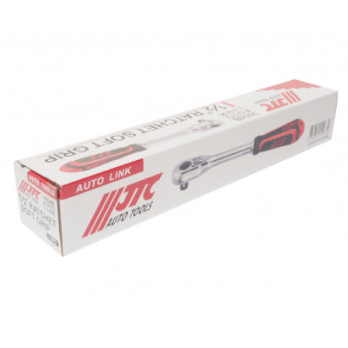 Тріскачка 1/2" (гумова ручка) 36 зубів 257 мм. JTC-3604B