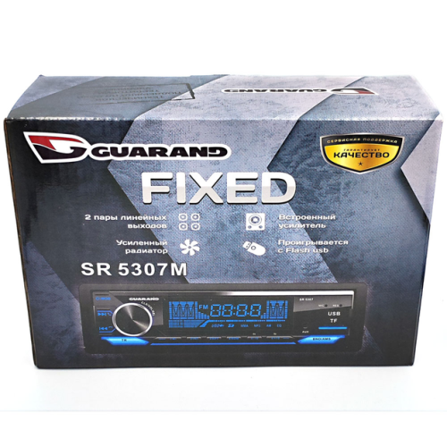 Автомагнітола Guarand SR5307M USB/AUX 1DIN