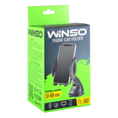 Тримач для телефону на присосці 51-98 мм. Winso 201160