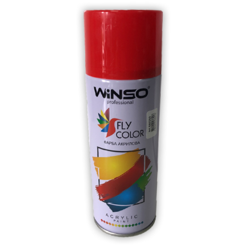 Фарба акрилова спрей темно-червоний Winso RUBY RED/RAL3003 450мл Фарба акрилова спрей темно-червоний Winso RUBY RED/RAL3003 450мл