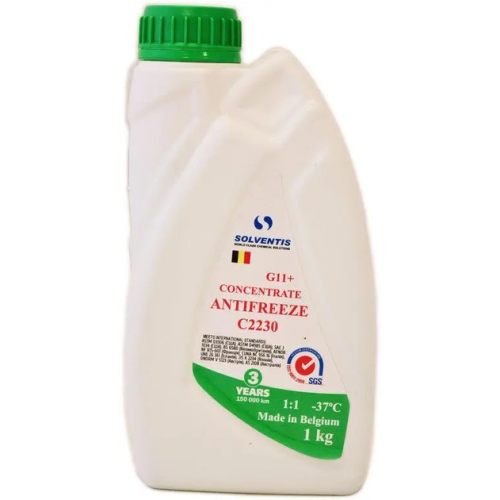 Антифриз зелений (концентрат) G11+ 1кг. Solventis C2230CG1L