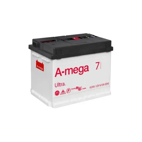 Акумулятор 62AH 610A A-mega Ultra (1 лівий +) Акумулятор 62AH 610A A-mega Ultra (1 лівий +)