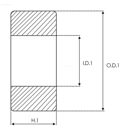 Підшипник генератора ABE9021 SKF 6003 2RS