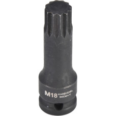 Головка M18 ударна 1/2" подовжена KADB1618L Toptul