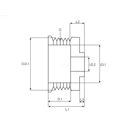 Шків AP0068S AS