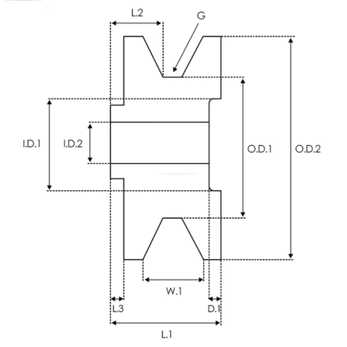 Шків AP5047S AS