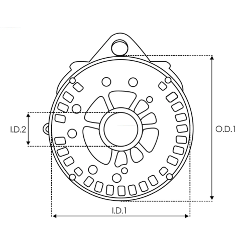 Діодний міст + кришка (к-кт.) ARC0208 AS