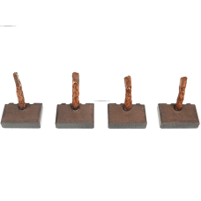 Щітки стартера BSX190-191 к-кт. (6.5х25.0х16.5) AS