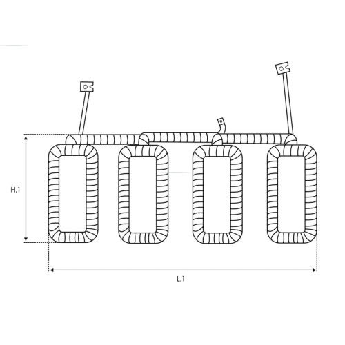 Статор стартера SF0007 12V