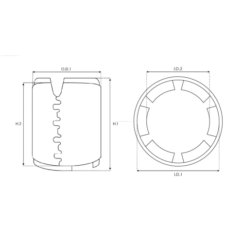 Статор стартера SF0012 12V AS