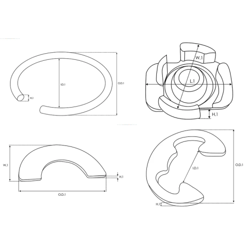 Штопорне кільце SRS0036