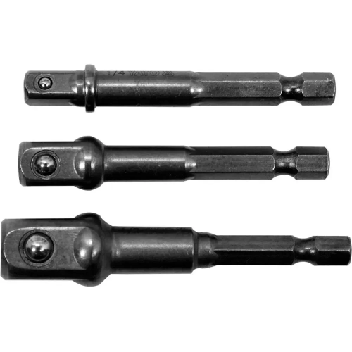 Набір перехідників шестигранників 1/4, 3/8, 1/2. 3 шт. Yato YT-04685
