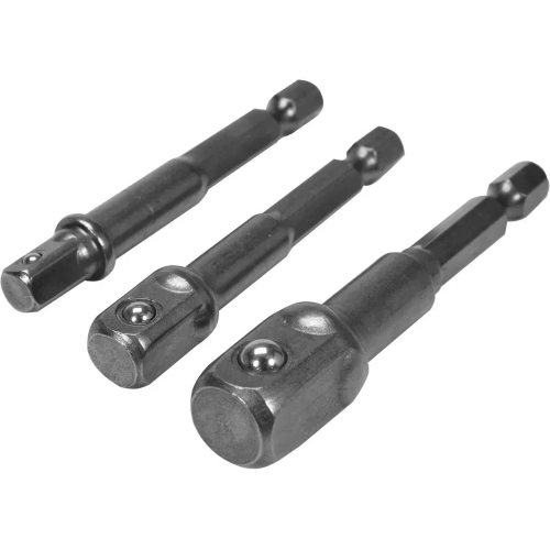 Набір перехідників шестигранників 1/4, 3/8, 1/2. 3 шт. Yato YT-04685