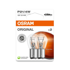 Автолампа 12V P21/4W к-кт. OSRAM (7225-2BL) 2-х контактні