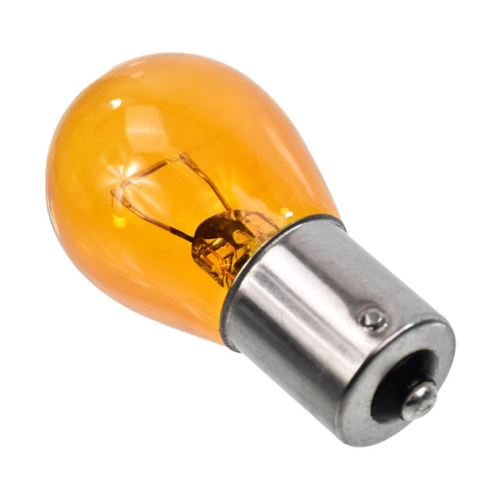 Автолампа 12V PY21/5W 1-контактна, жовта, шт. Tesla