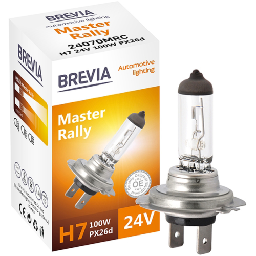 Галогенова лампа H7 24V 100W PX26d Brevia Master Rally CP (24070MRC)