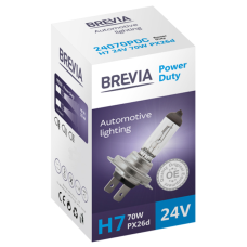 Галогенова лампа H7 24V 70W Brevia Power Duty 24070PDC