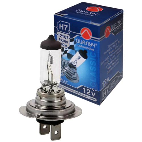 Автолампа H7 12V 100W PX26D 12107 ДІАЛУЧ