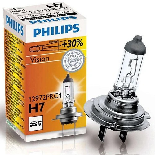 Автолампа H7 +30% 55W 12972PR Philips