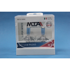 Автолампа H7 12V 55W 80% NIGHT VISION MTA 80715 SWB2 к-кт.
