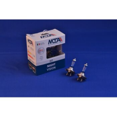 Автолампа H7 12V 55W PX26D NIGHT VISION +80% MTA 80715 NVB2 к-кт.