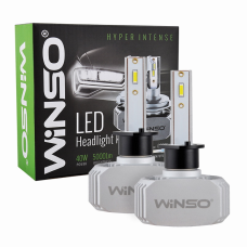 Автолампа LED H1 12/24V 40Вт. 6000K (к-кт.) Winso