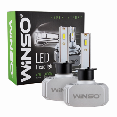Автолампа LED H1 12/24V 40Вт. 6000K (к-кт.) Winso