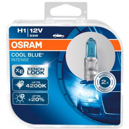 Автолампи Osram Cool Blue Intense H1 55W (64150CBI-HCB) к-кт.