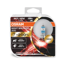 Галогенові лампи H7 Osram (к-кт.) 64210NB200-HCB Night Breaker +200% 55W 12V PX26d HardDuopet